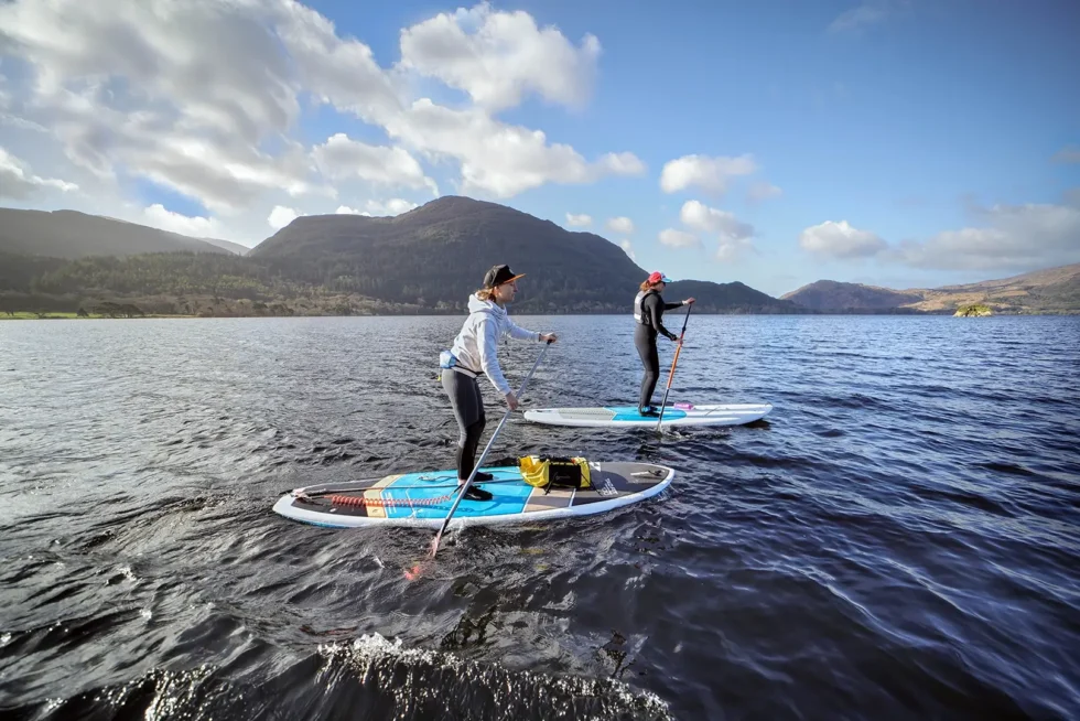 Wander Wild Festival two people on SUP Tour on Killarney lake