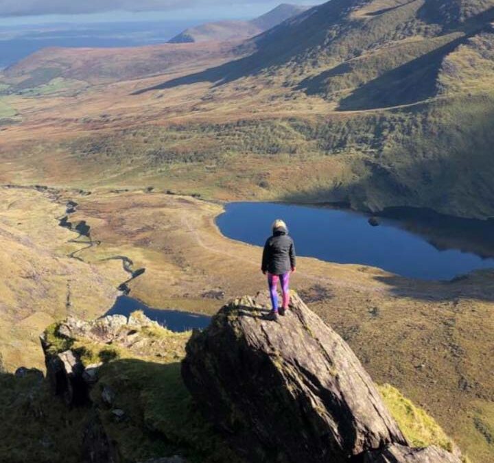 Summit Carrauntoohil By The Devil’s Ladder
