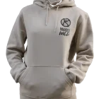 Wander Wild hoodie sand front
